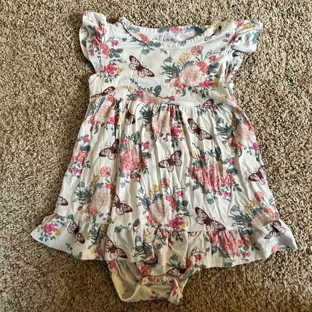 Posh Peanut Floral Baby Dress